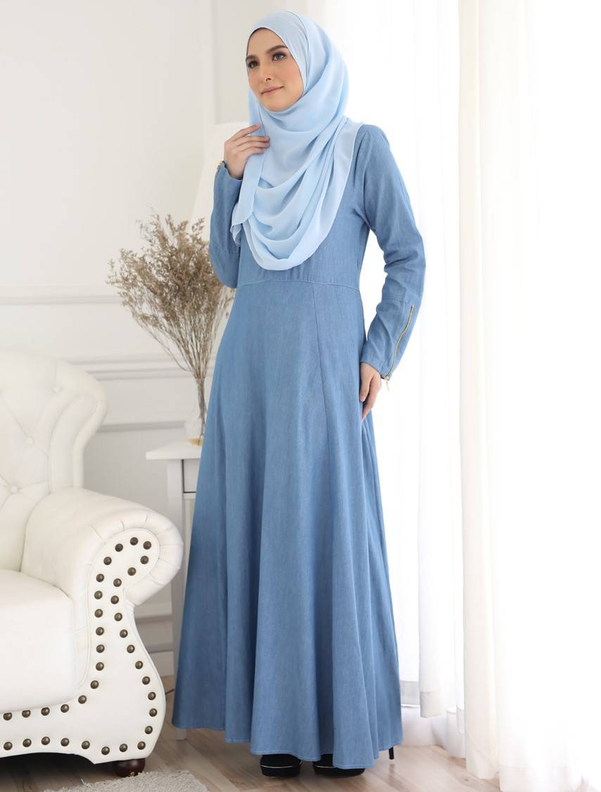 jubah denim