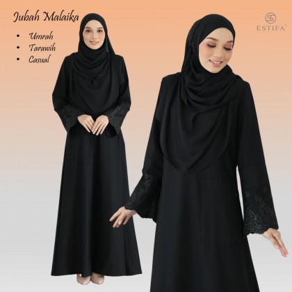 Jubah Malaika Pitch Black